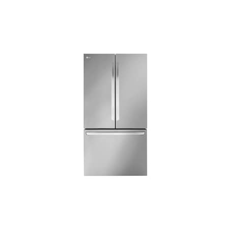 Lg 32 cu. ft. Smart Standard-Depth MAX French Door Stainless Steel Refrigerator LRFLS3206S